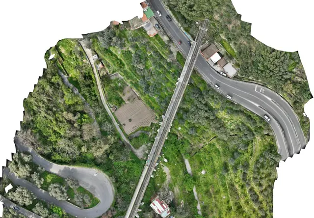 Modello da rilievo con drone
